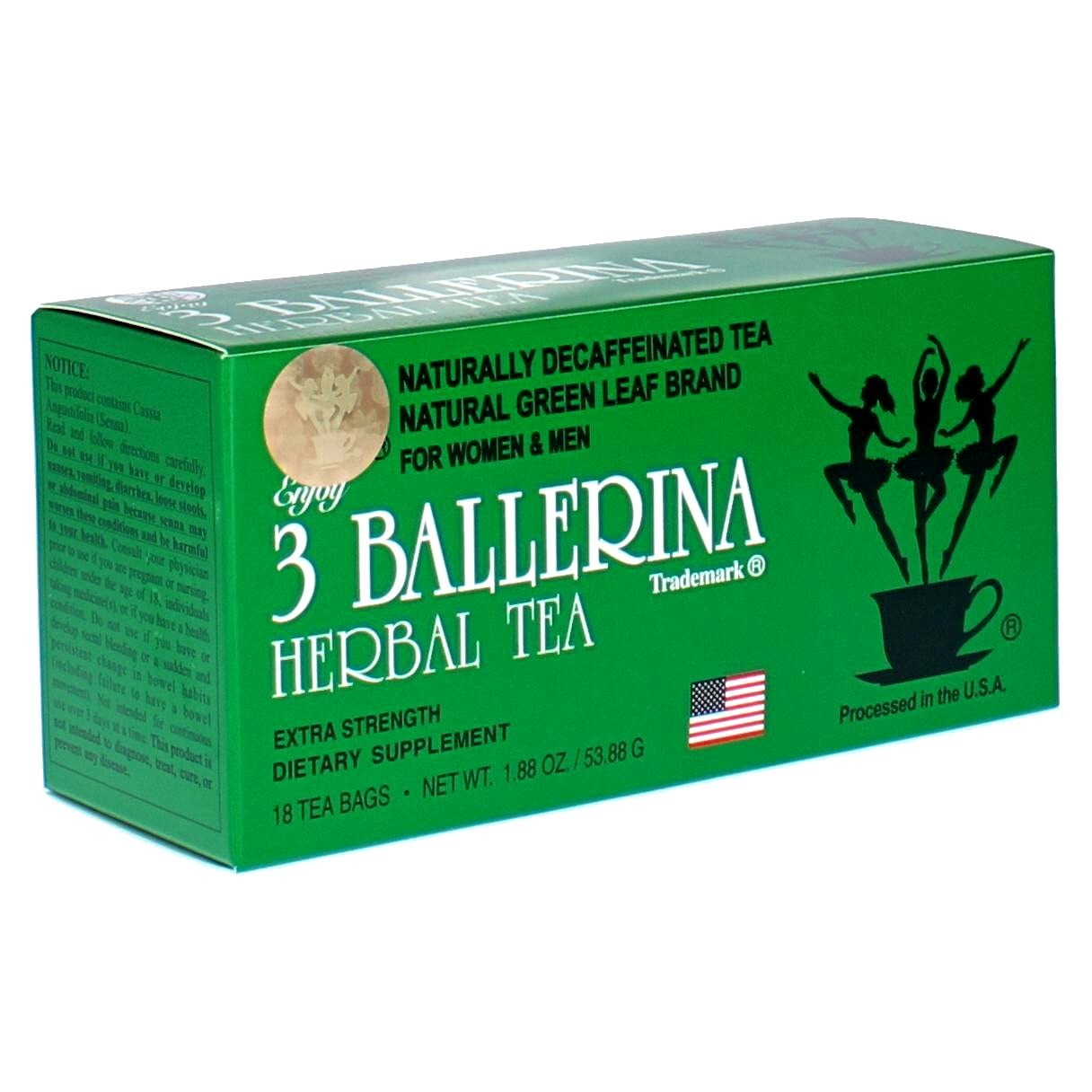 Tea Extra Strength 18 Tea Bags, drink, 36 Count, Pack of 2