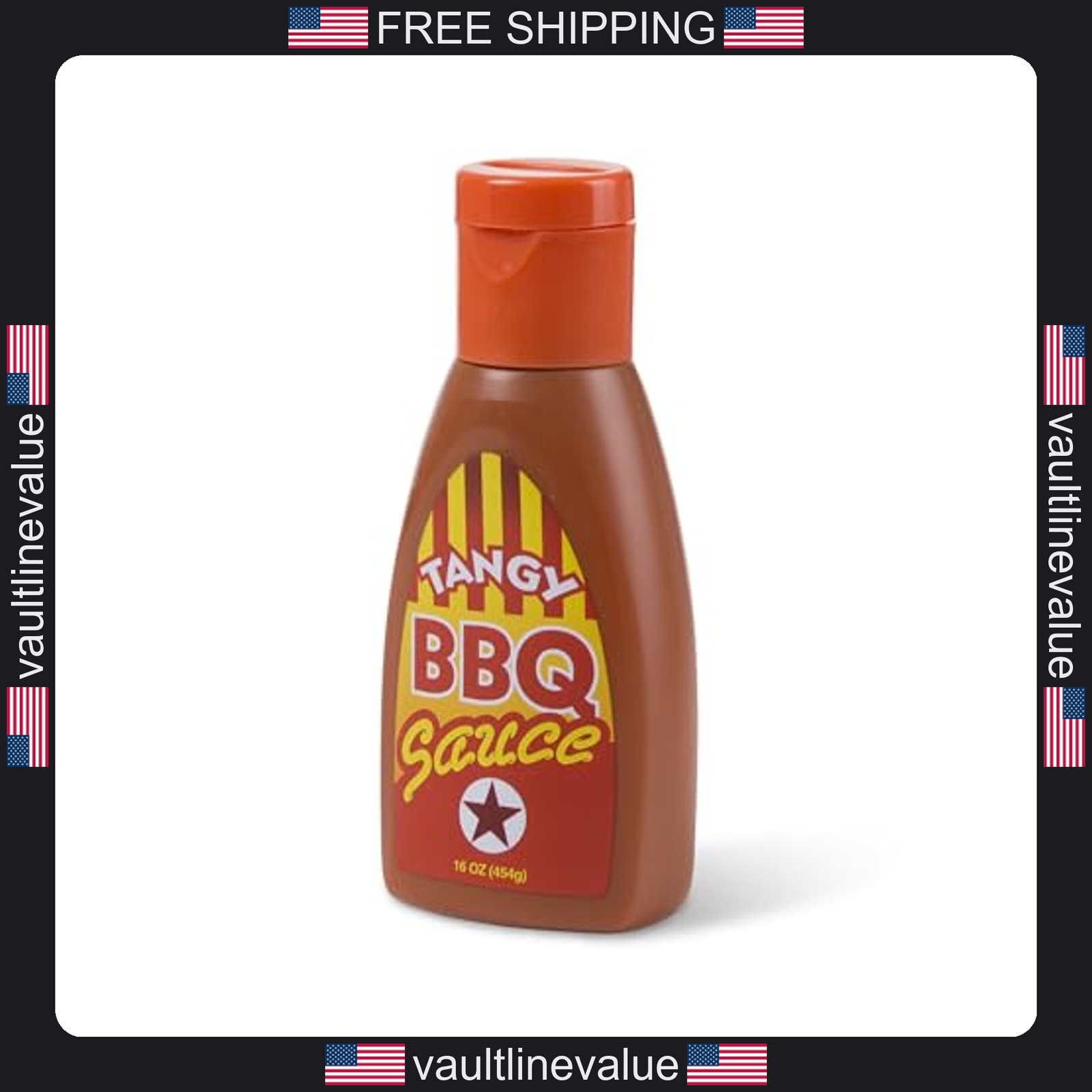 Melissa & Doug 5-Piece Favorite Condiments Play Food Set Play Ketchup and