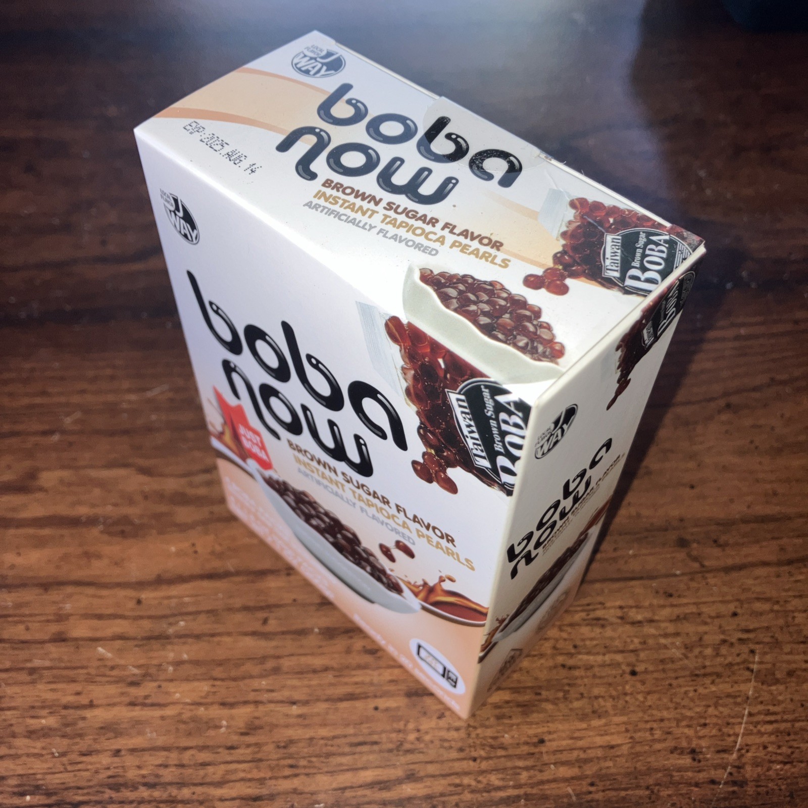 J Way Boba Now, Instant Tapioca Boba Pearls, Ex08/2025