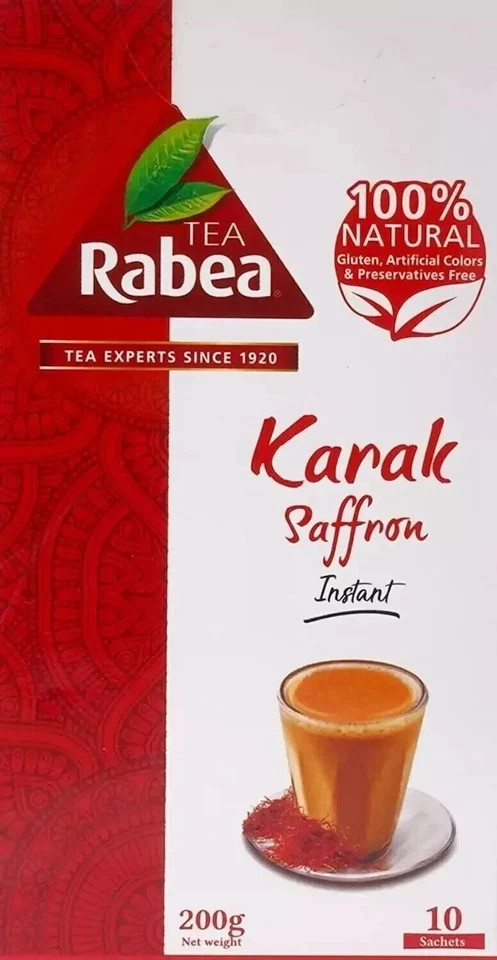 Rabea Karak Safran 3in1 Tee 10 Beutel 200g