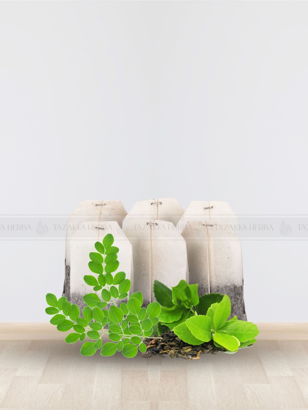 3x Moringa leaf herbal tea bags 40g (120g total) bundle, daily aroma ritual