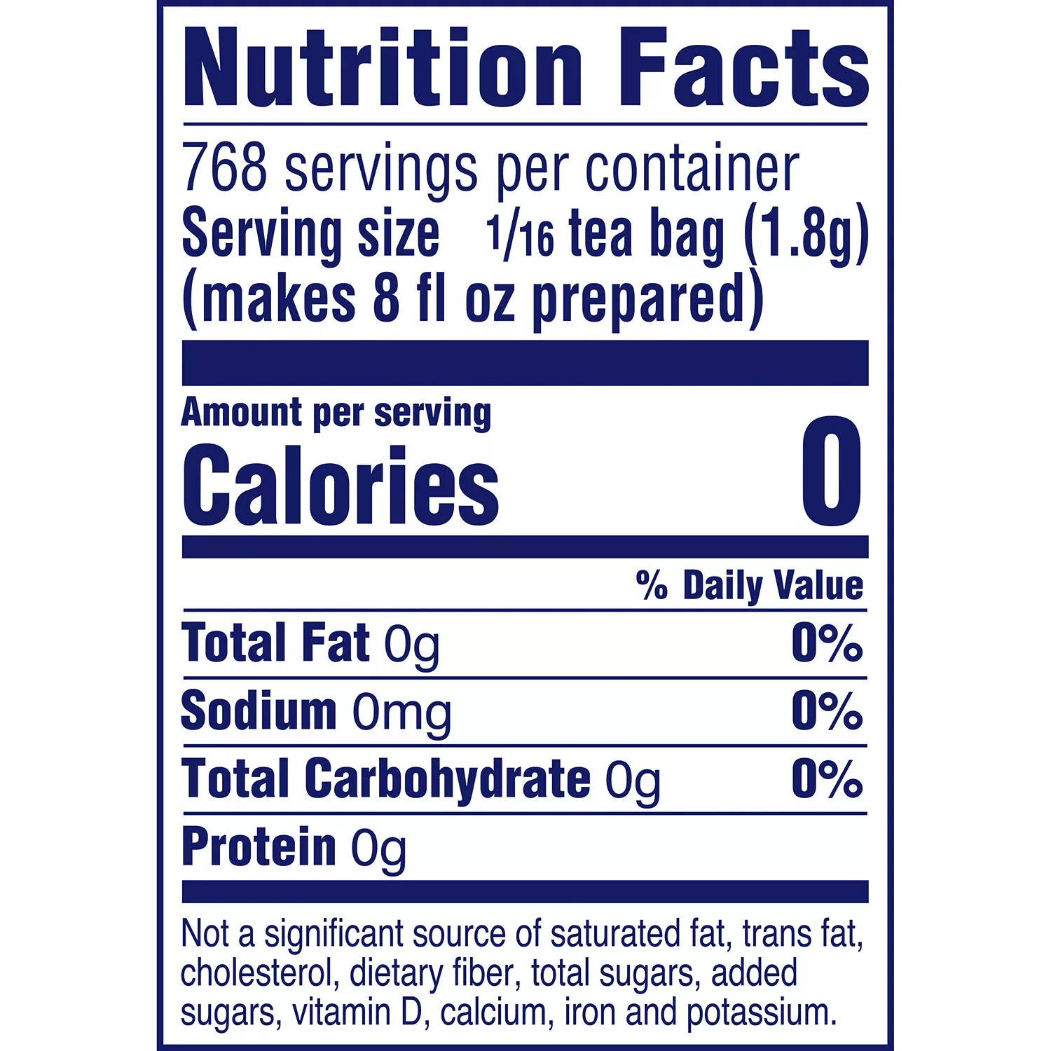 (ONE BOX) LIPTON ICED TEA BAGS GALLON FAMILY SIZE, UNSWEETENED, PEKOE (48 BAGS)