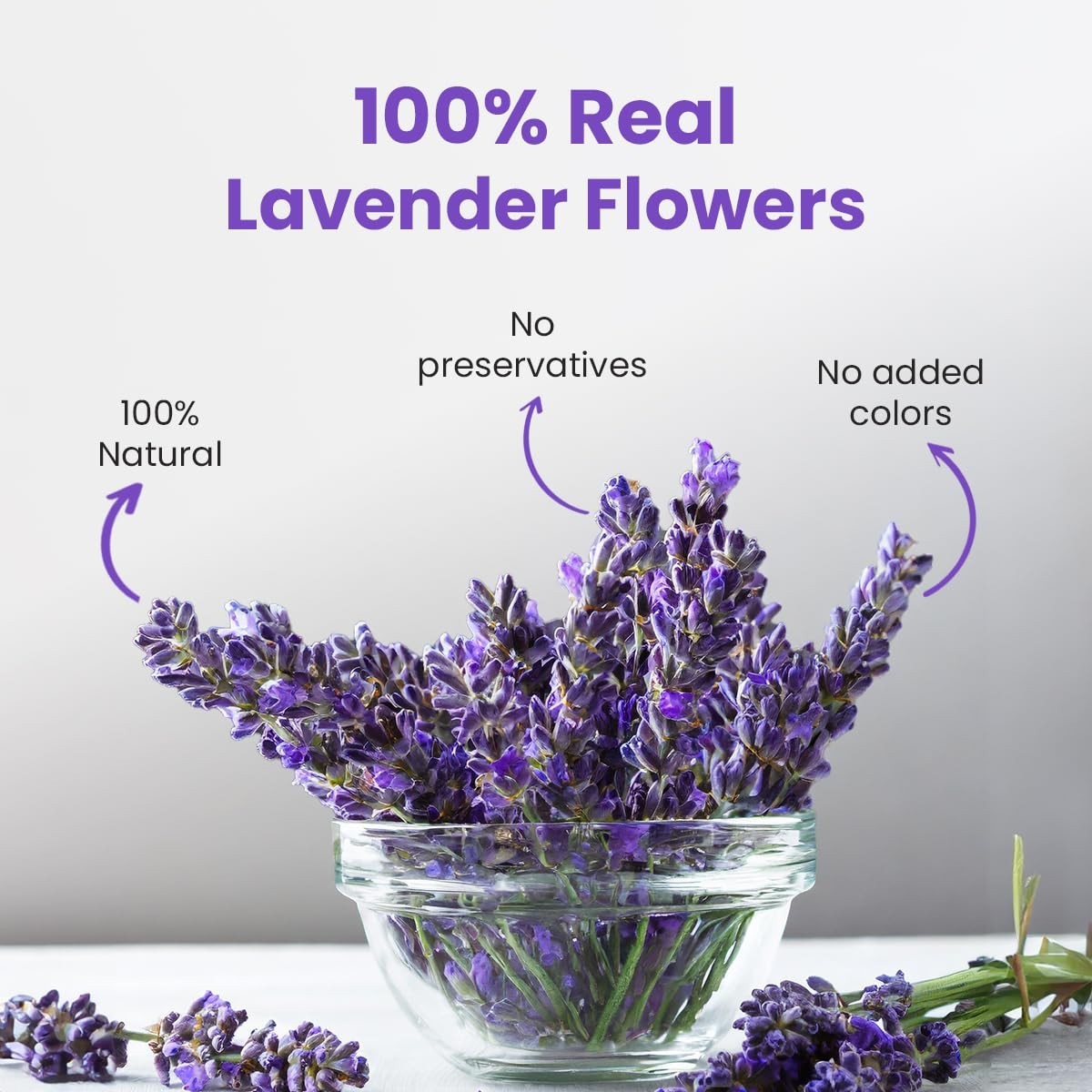 BLUE TEA – Lavender Herbal Tea, 1 Oz 30 Cups, 100% Natural Flower Buds, FREESHIP