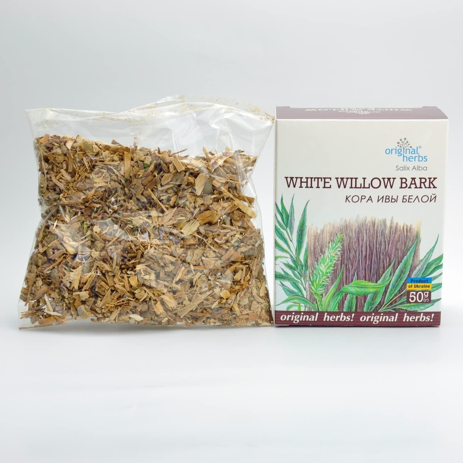 White Willow Bark Tea ( Кора Ивы Белой) – 50g(1.76oz) | Original Herbs