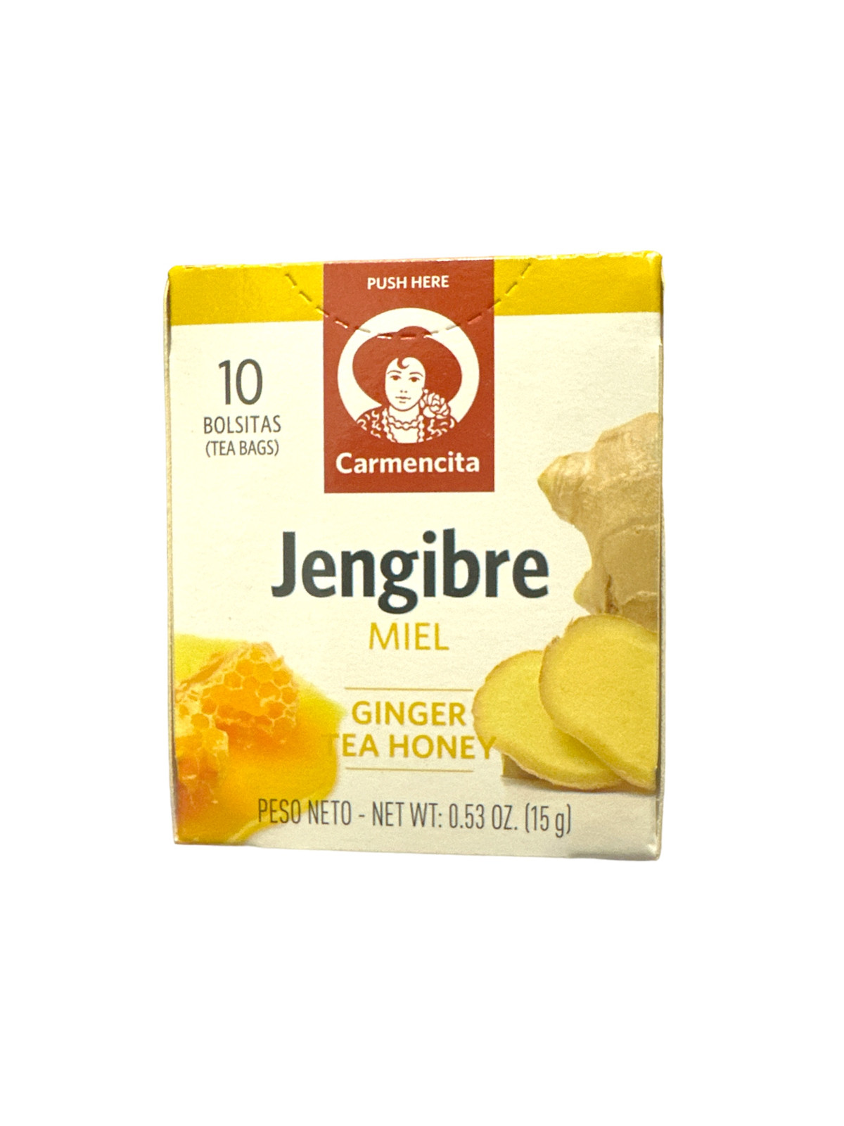 Jengibre con Miel Te Ginger and Honey Tea Bags 15 g