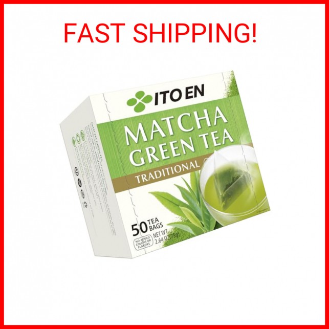 Ito En Traditional Matcha Green Tea 50 Count Zero Calories, Caffeinated