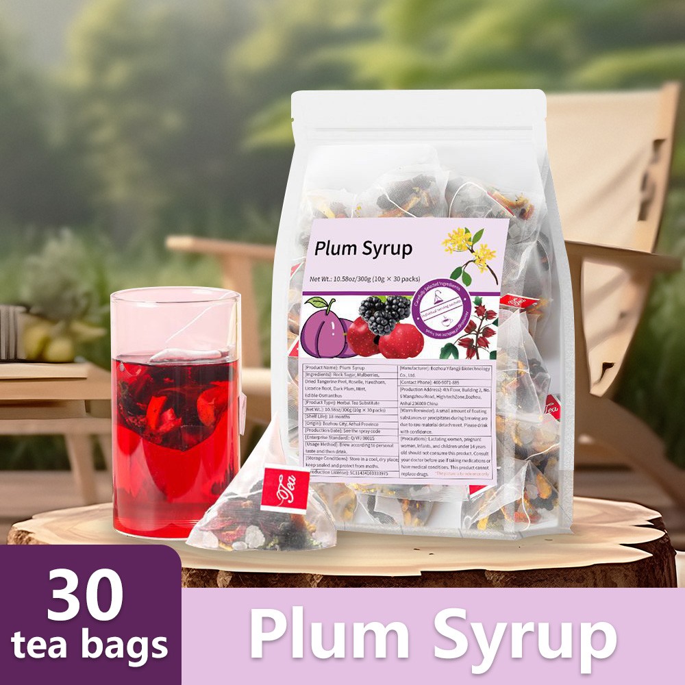 300g sour plum tea triangle bag – Independent Herbal Tea Packs