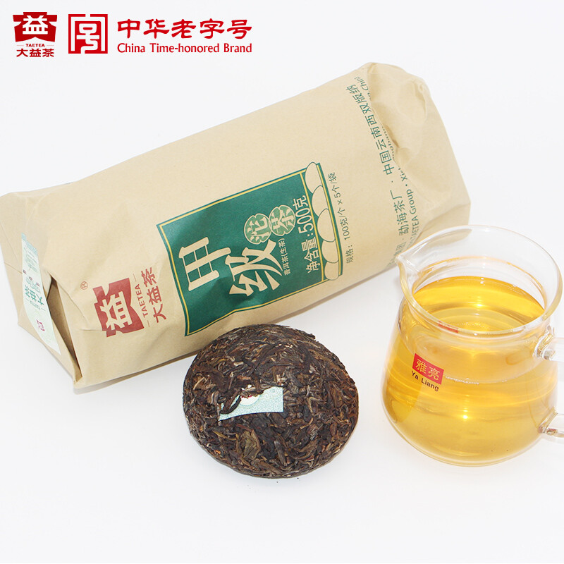 2018 Classic Raw Pu’er Tea Jia Ji TuoCha Menghai Dayi Tea Raw Pu-erh Puer 500g