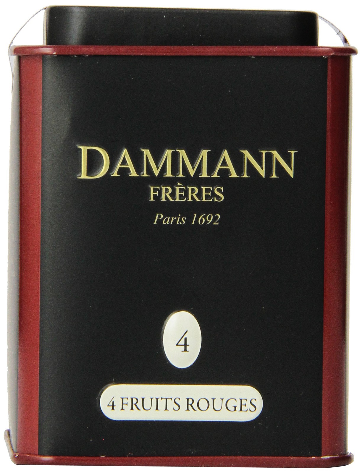 Dammann Freres Loose Leaf, Quatre Fruits Rouges, Premium Gourmet French Black…