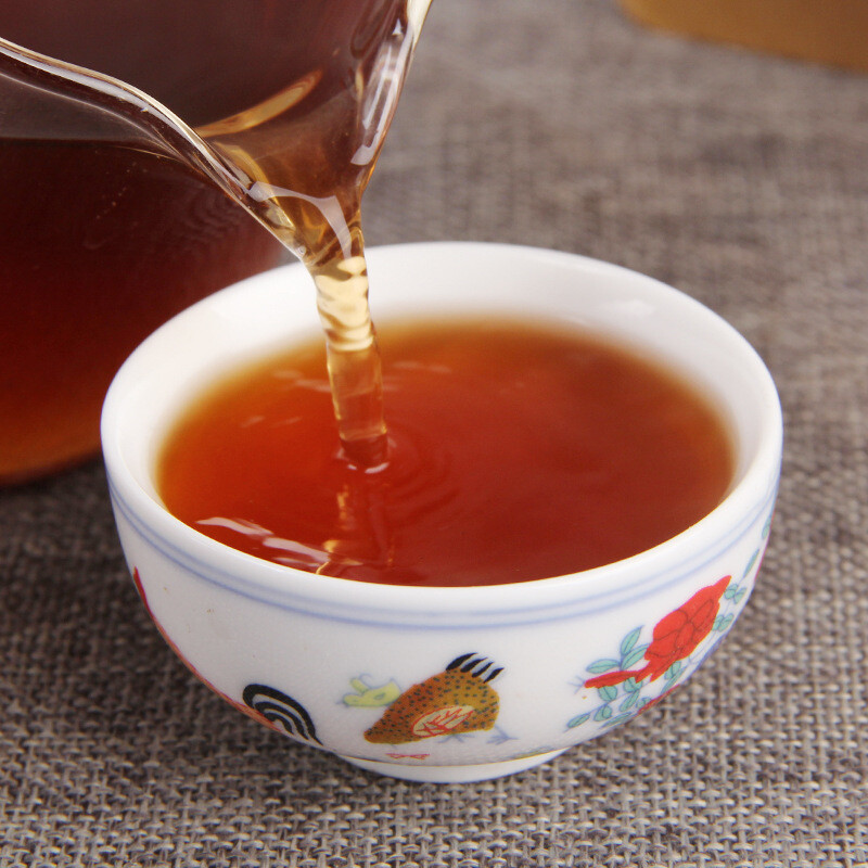 Yunnan ‘Jia’ Word Mini Tea Brick Shu Pu Er Pu-erh Ripe Tea Aged Puerh Brick 250g
