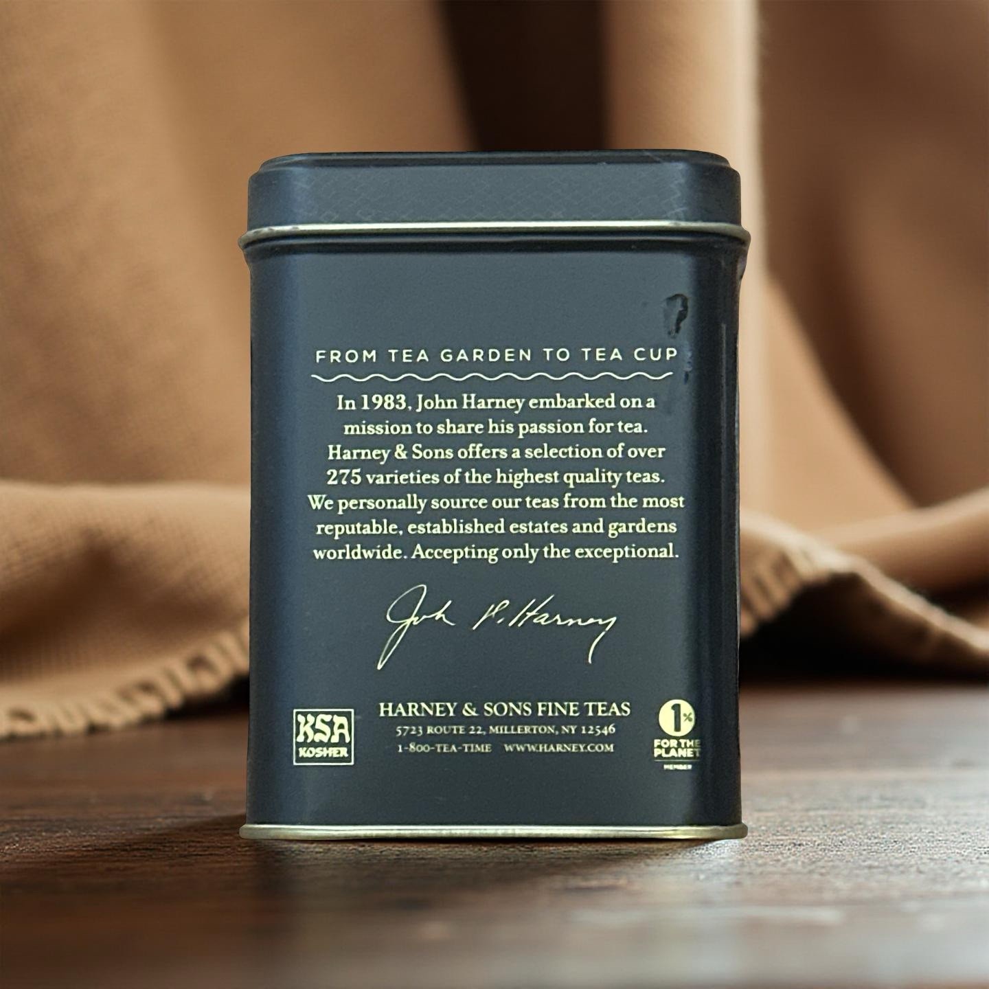 Harney and Sons “Paris” Tea 4 Ounce – 30 To 40 Cups – Hand Packed Tin Exp:12/26