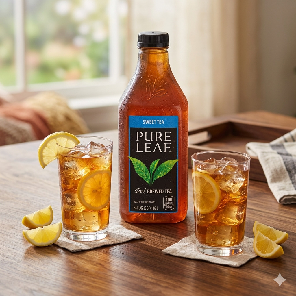 Pure Leaf Sweet & Zero Sugar Sweet Tea 64oz 6 Pack Variety Beverage