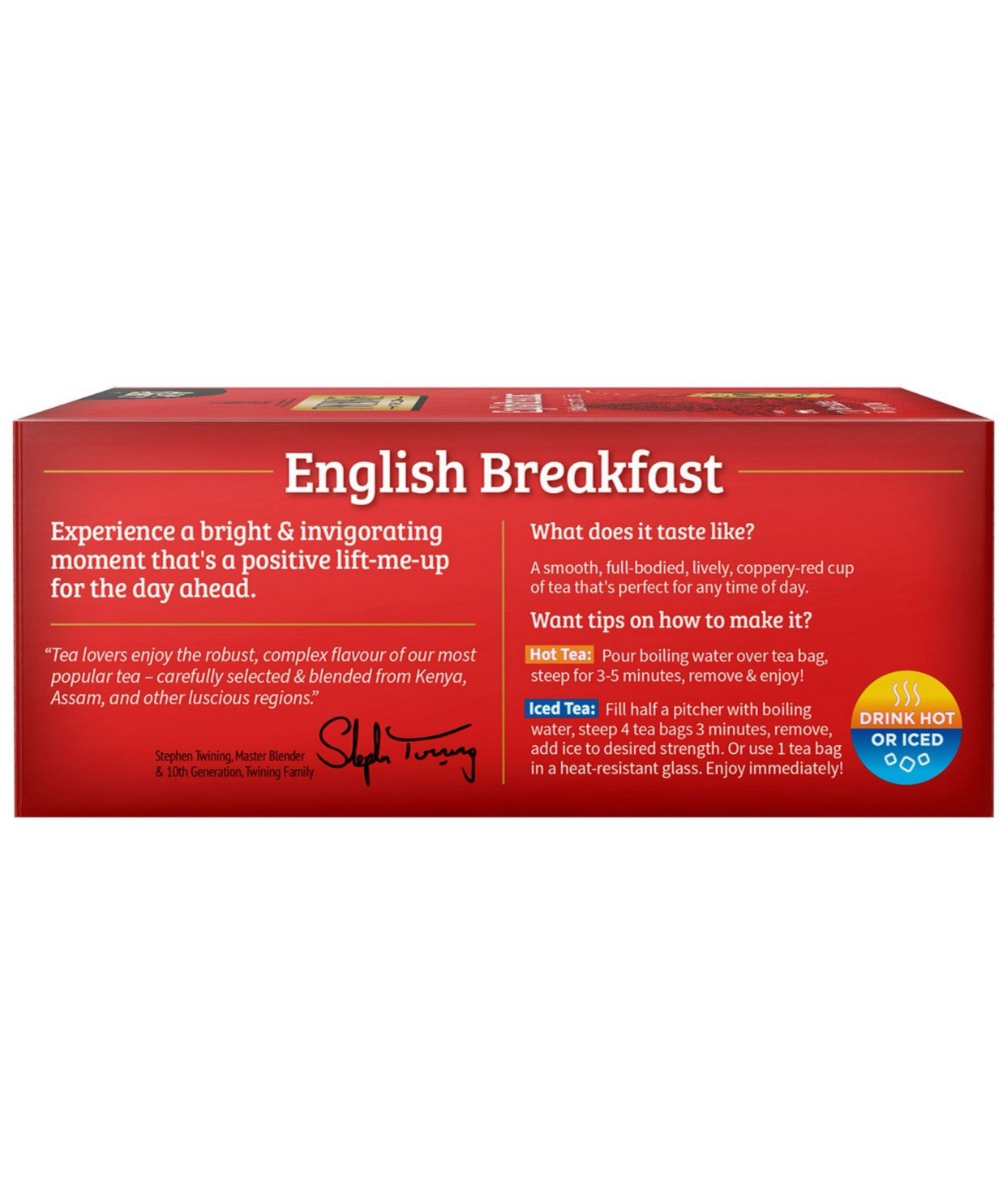 *2 Boxes *English Breakfast Black Tea Bags – 100 ct. Each Box~Total 200 ct.