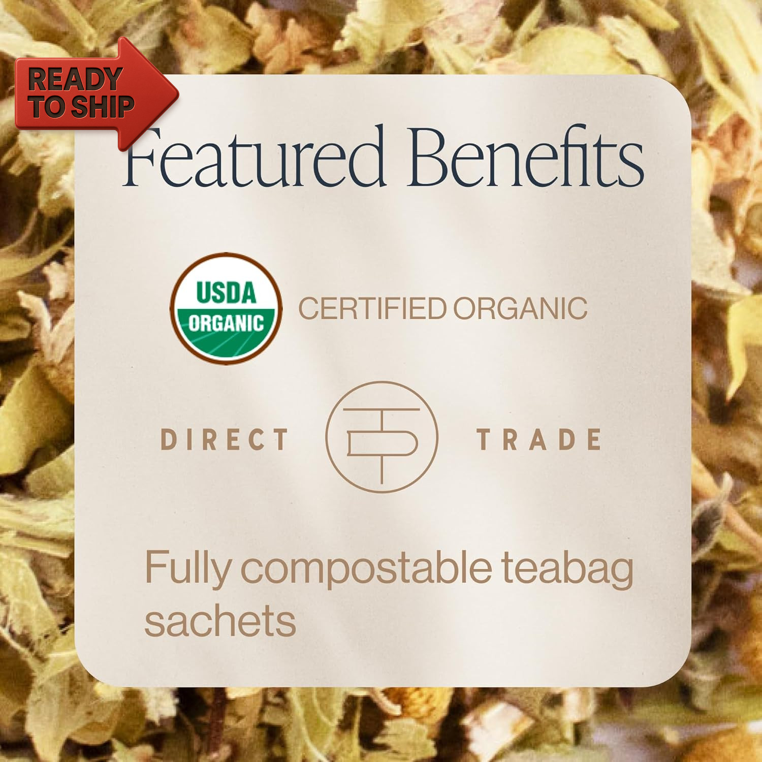 Rishi Tea Greek Mountain Tea Herbal Tea – Organic, Caffeine Free Sachet Tea Bag