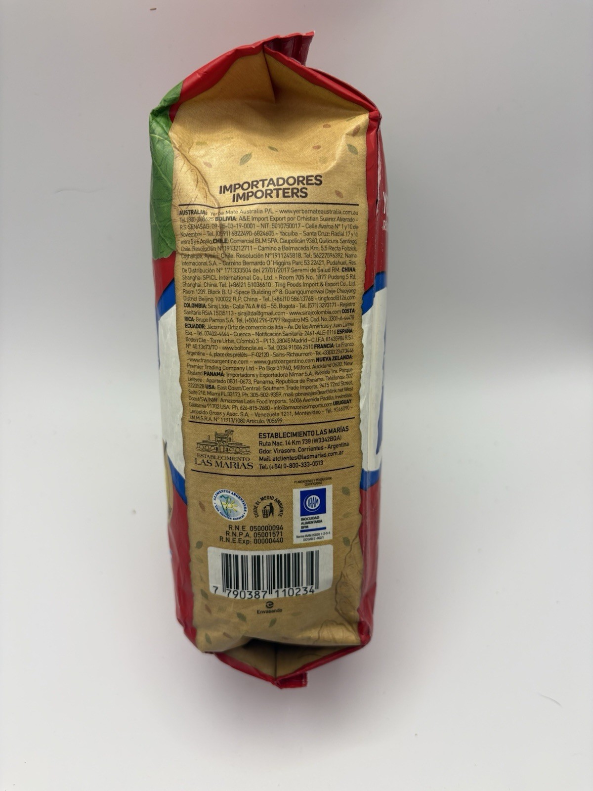 Taragui Yerba Mate Elaborada Con Palo – 1.1 LB Regular Blend