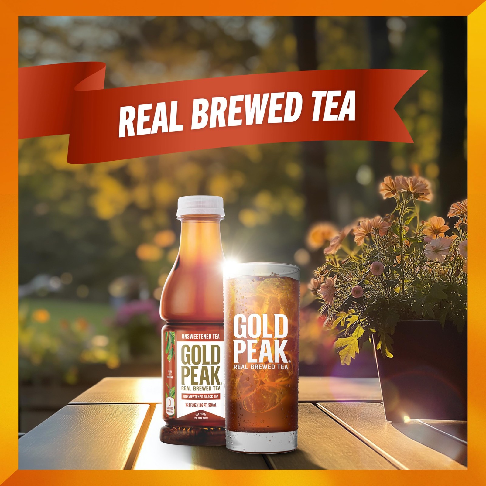 Gold Peak Tea Unsweet Tea 16.9 fl oz 6 Pack