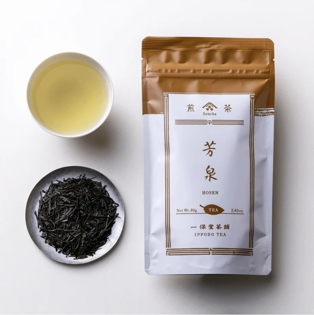 Ippodo Hosen Sencha Green Tea Kyoto Classic Umami 80G Rebrewable Servings