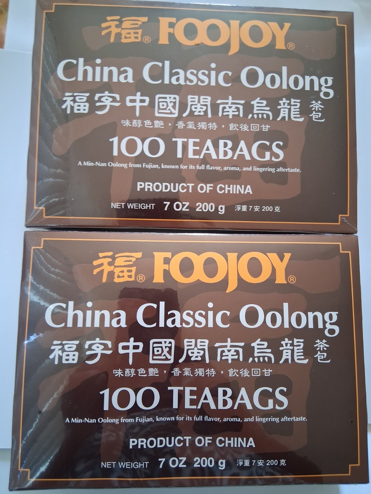 oolong tea bags 100 ( X2 )