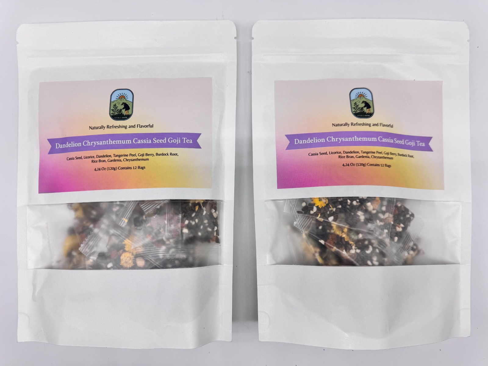 Dandelion Wolfberry Tea 120g Caffeine Free Detox Liver Kidney Support Blend