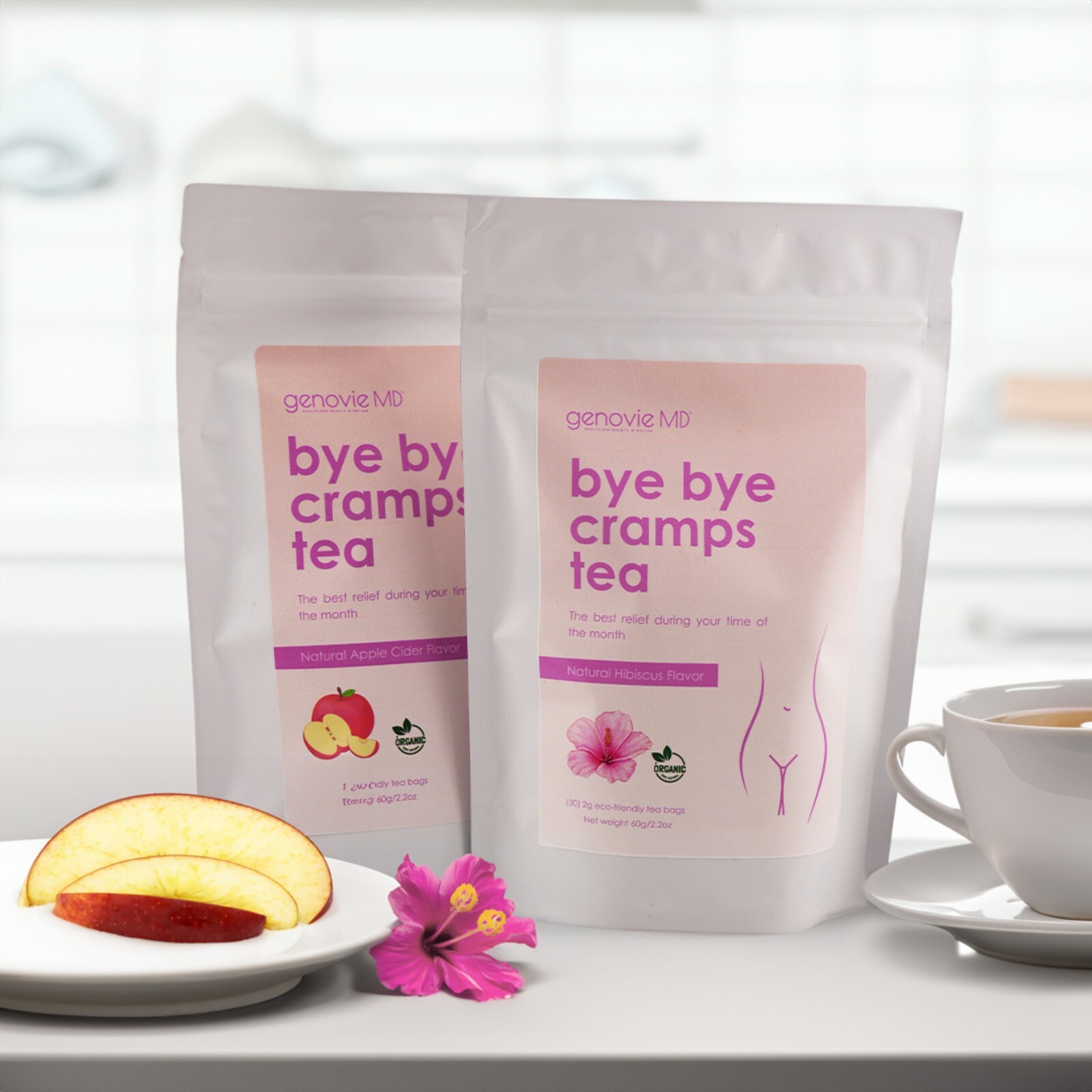 PMS Cramps Tea | 30 Tea Bags – Menstrual Relief Tea from Cramps and Bloating