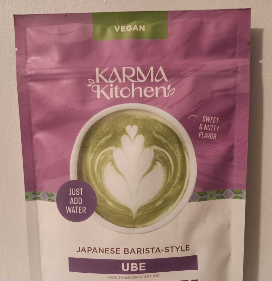 Karma Kitchen UBE Japanese Barista-Style Matcha Latte With Oat Milk Vegan 7.5oz
