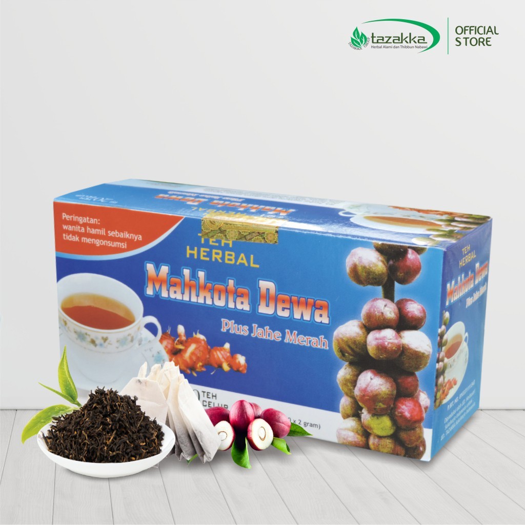 3x Mahkota Dewa Ginger Herbal Tea Bags 20x2g bundle 120g net 180g aroma ritual