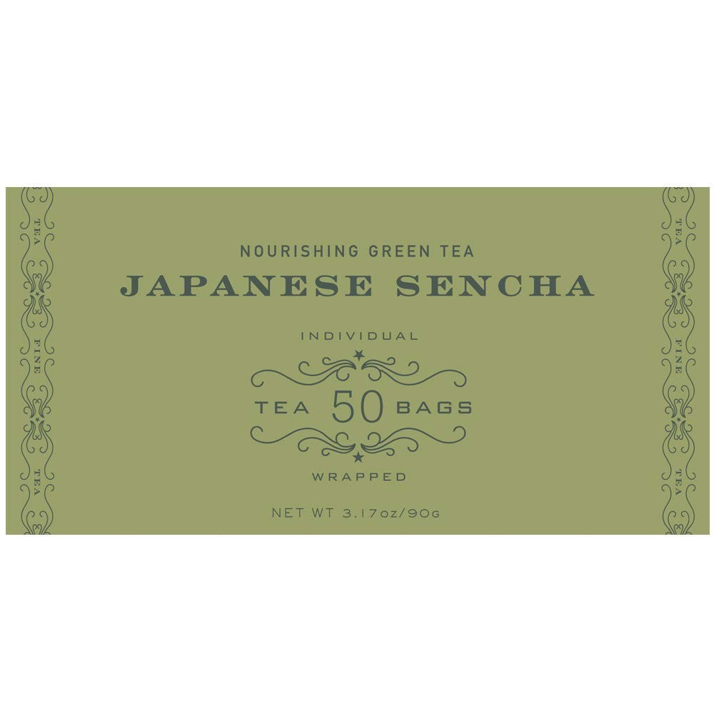 Delicate Sencha Green Tea Bags – 50 Count for a Pleasurable Tea Experience