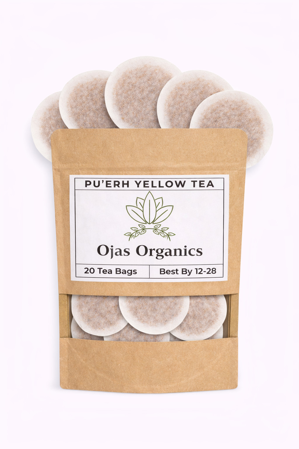 Organic Pu’erh Yellow Tea Bags