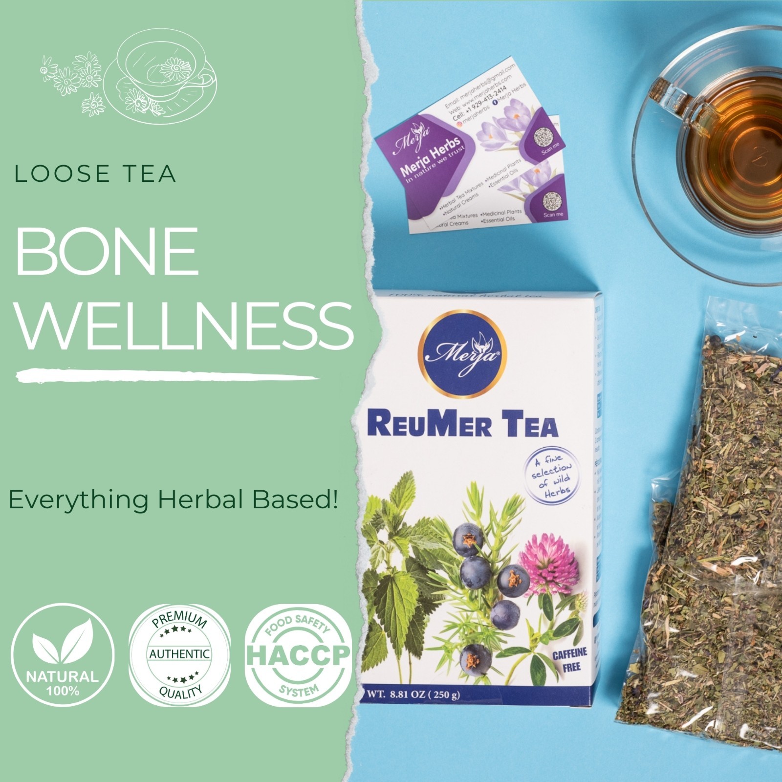 Reumer Tea – Arthritis Pain Relief Tea – Loose Tea – 100% Natural Tea