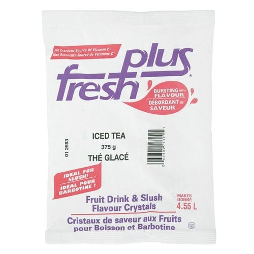 Fresh Plus Drink Crystal Iced Tea 375G/13.22oz (12/Case) – Canadian Made