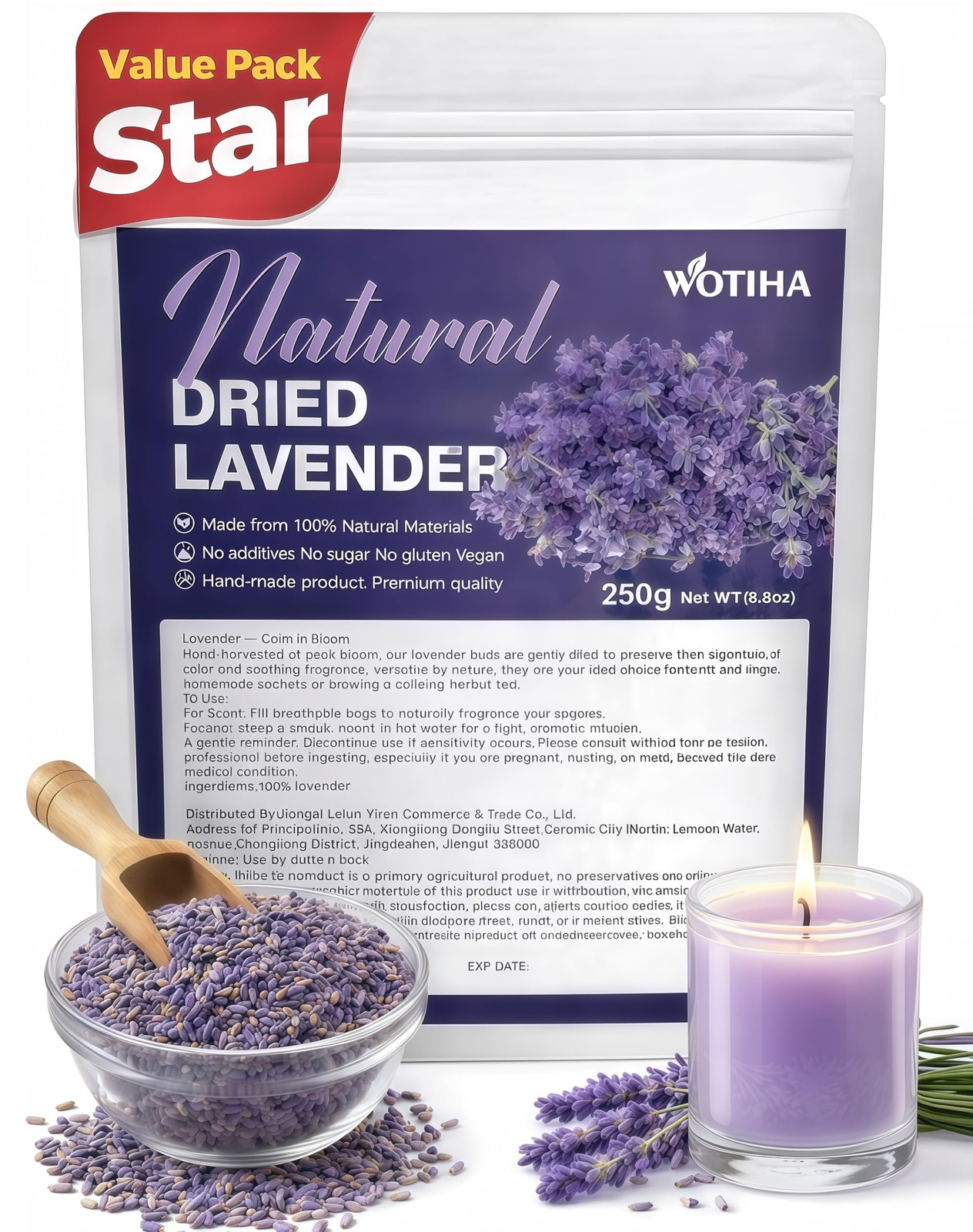 Culinary Dried Lavender Buds 8.8oz Extra Grade Fragrant Flowers for Baking, …