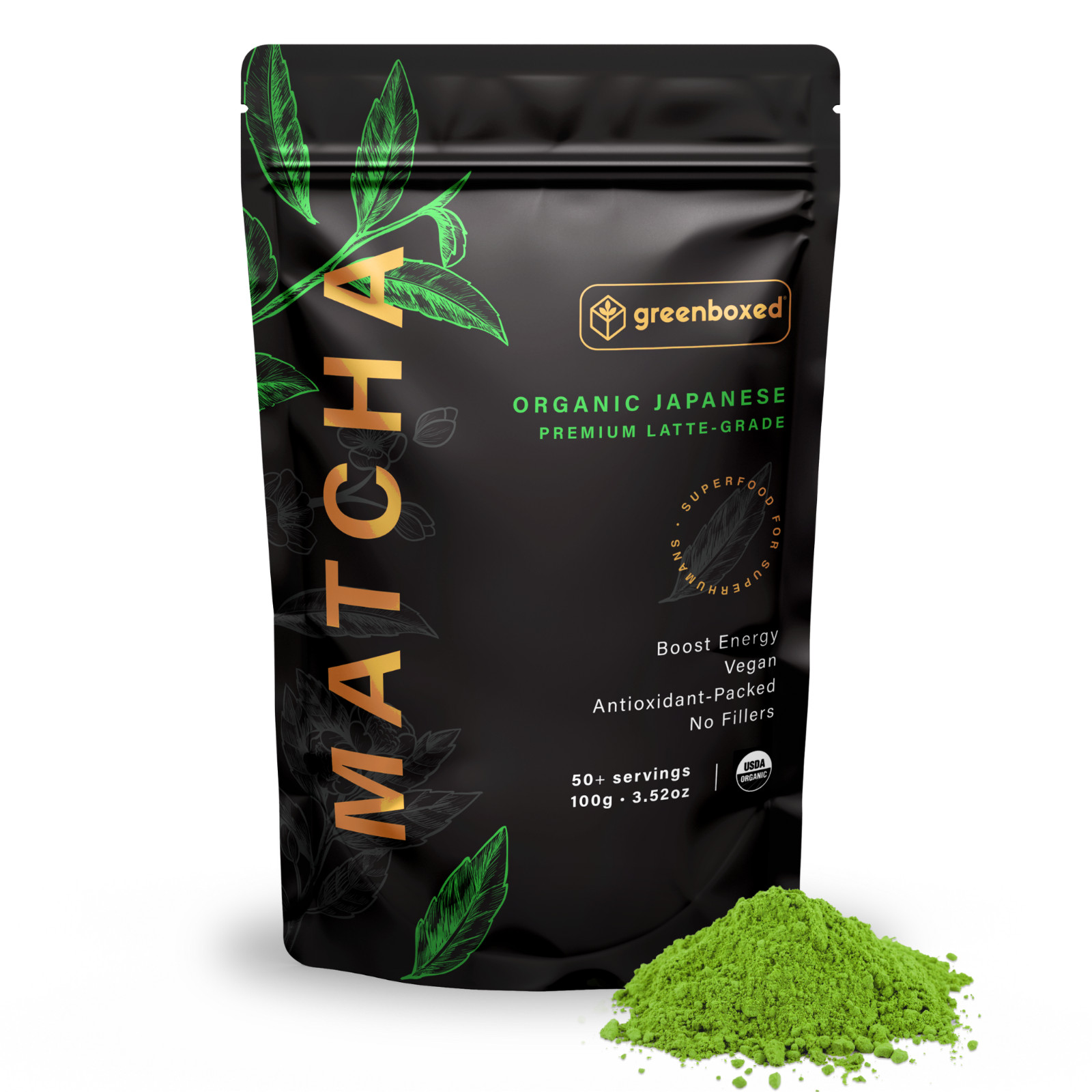 Te verde molido Japones – Matcha USDA organico – Calidad Premium Latte -100g