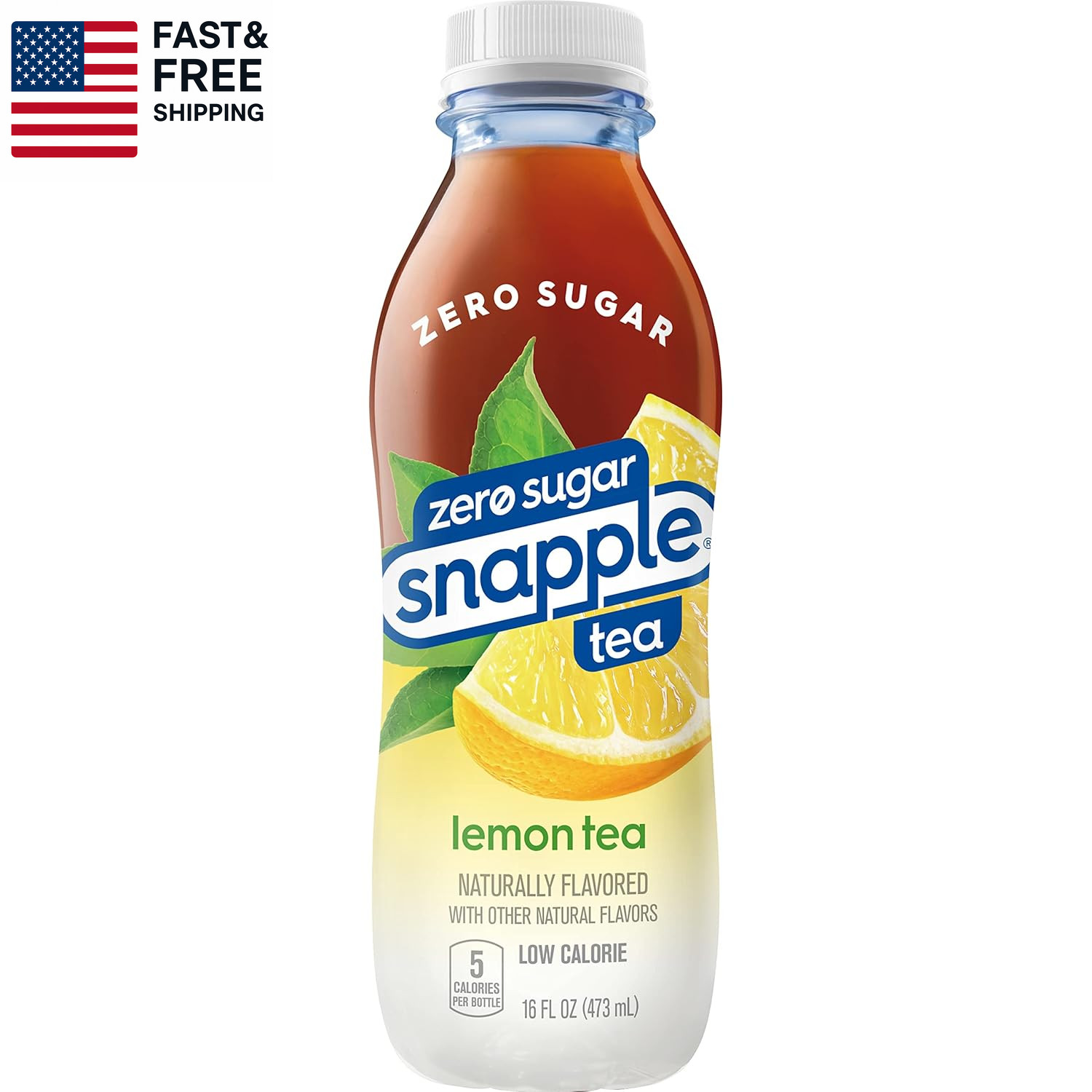 Zero Sugar Lemon Iced Tea, 16 Fl Oz, Pack of 12