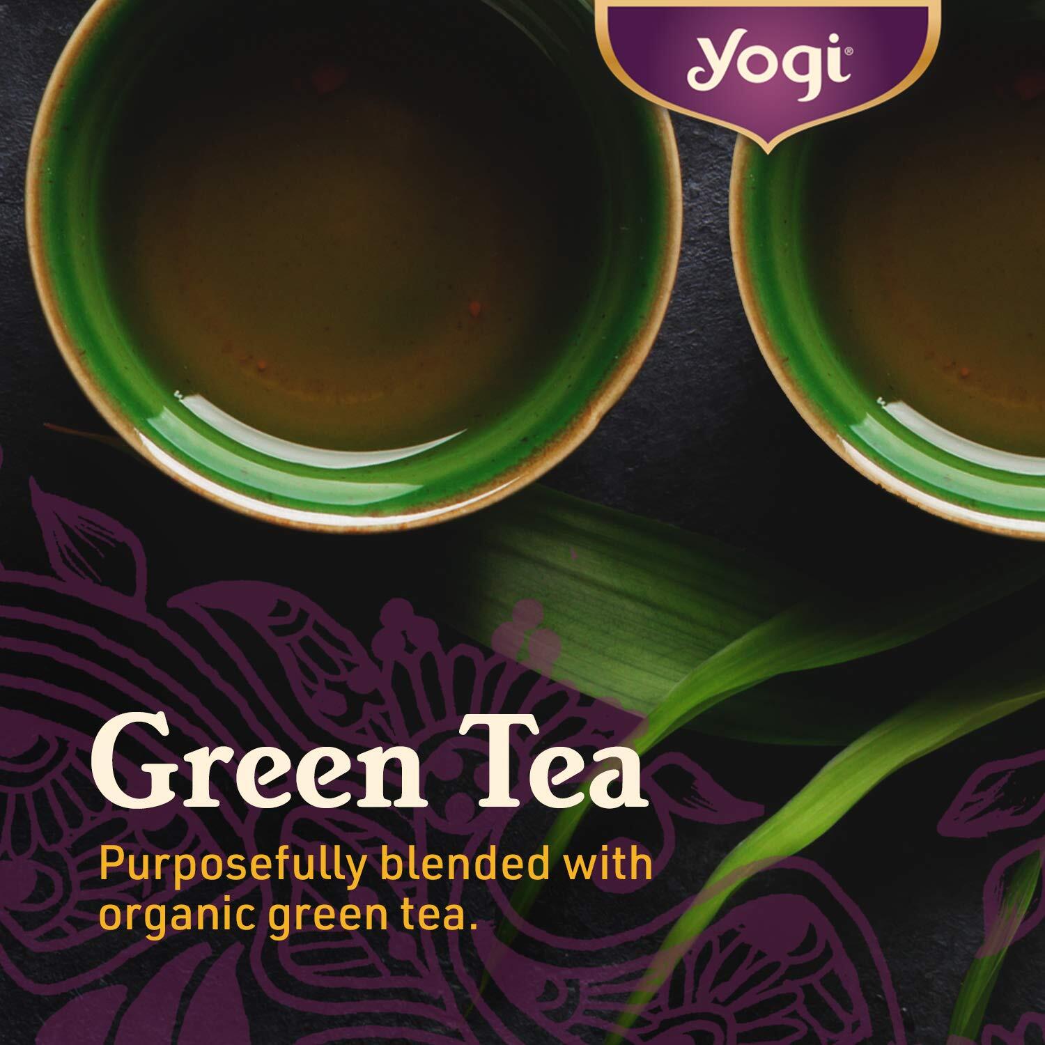 Yogi Organic Peach Tea Hibiscus Tea Pack of 16 Positive Energy Oolong Blend