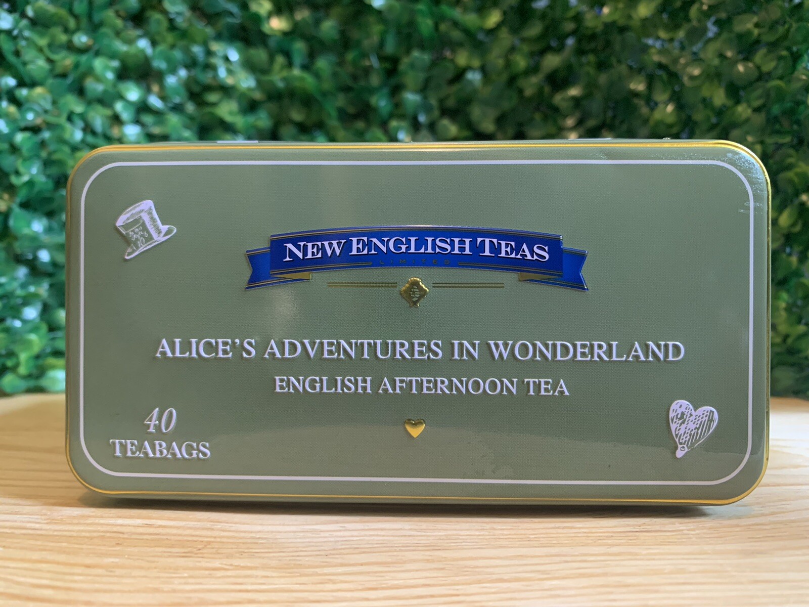 NEW ENGLISH ALICE ADVENTURES IN WONDERLAND ENGLISH AFTERNOON TEA 40ct NEW SEALED