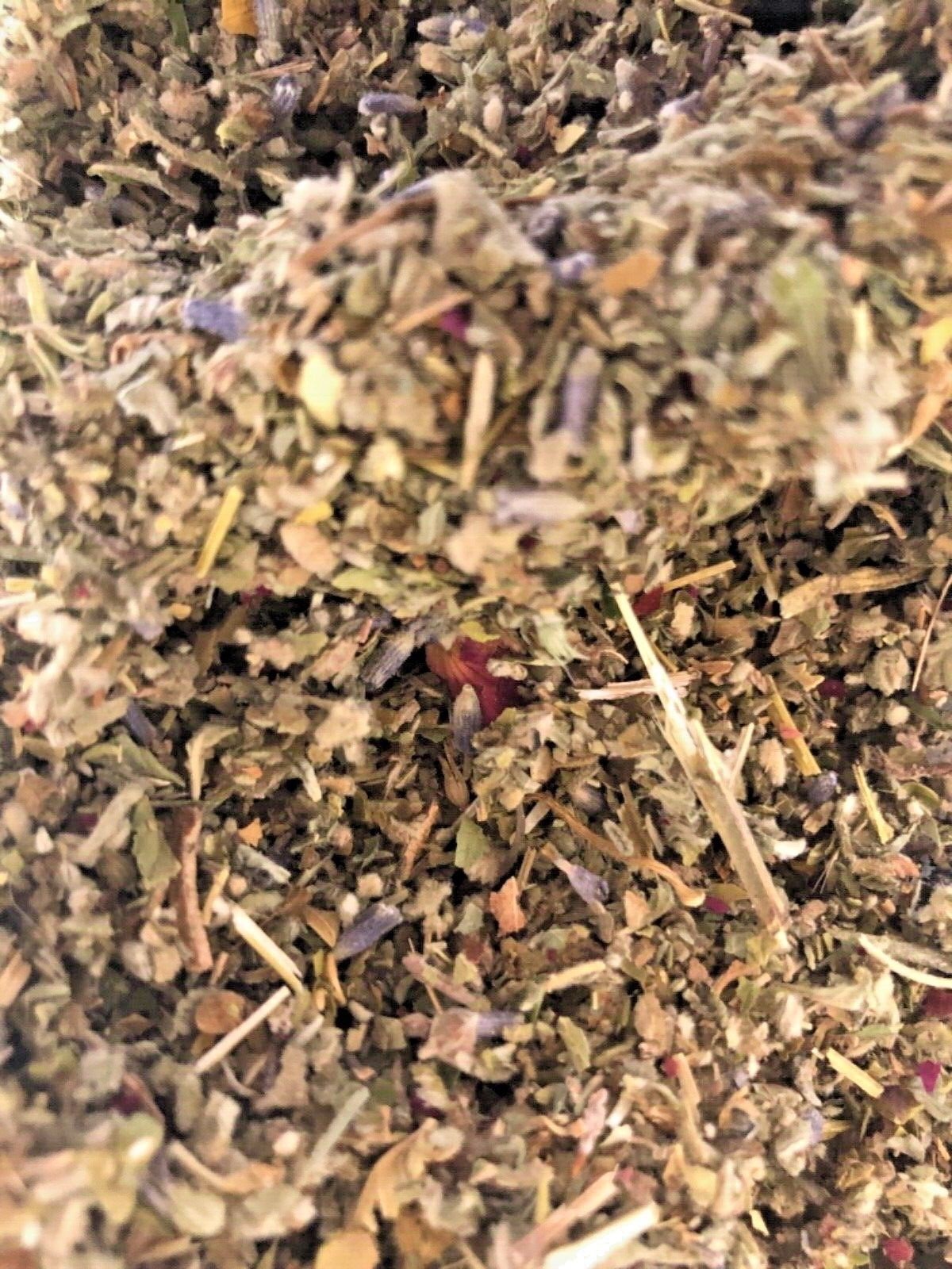 No.58 Blended Mix – Damiana Rose Lemon Balm Mullein +Plus Other Herbs! 1lb Pound