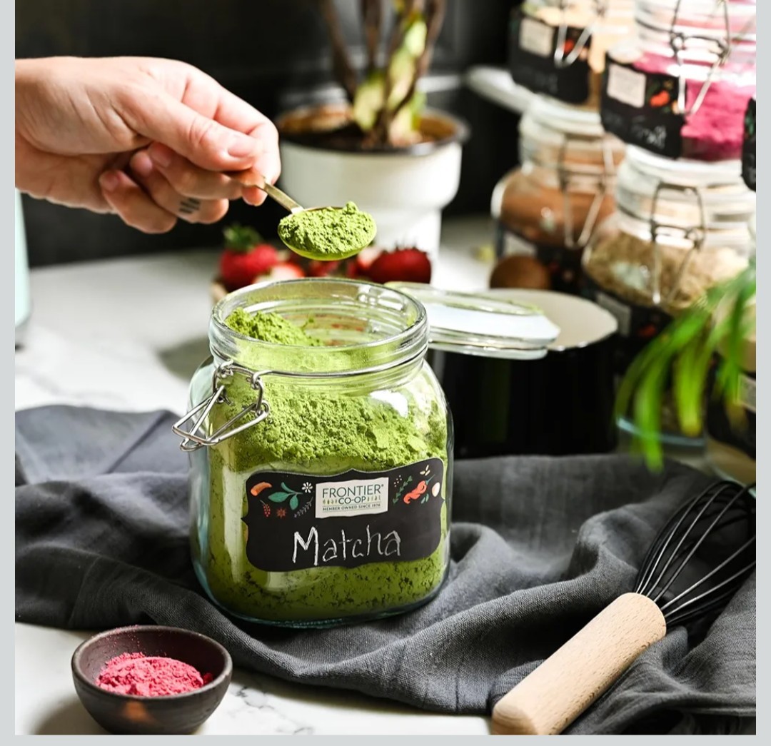 Frontier Co-op Organic Japanese Matcha Green Tea Powder, 1-Pound Bulk. Jan 2029
