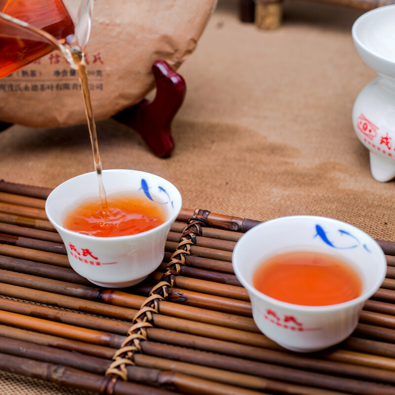 Mengku Rongshi Lincang 2014 Shu Puer Mu Ye Chun 3yr Aged 400g Pu’er Ripe Pu-erh