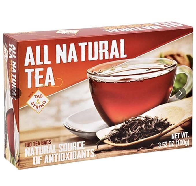 All-Natural Pure Ceylon Black Tea-100 Ct Tea Bag- Hot or Cold Free ship usa