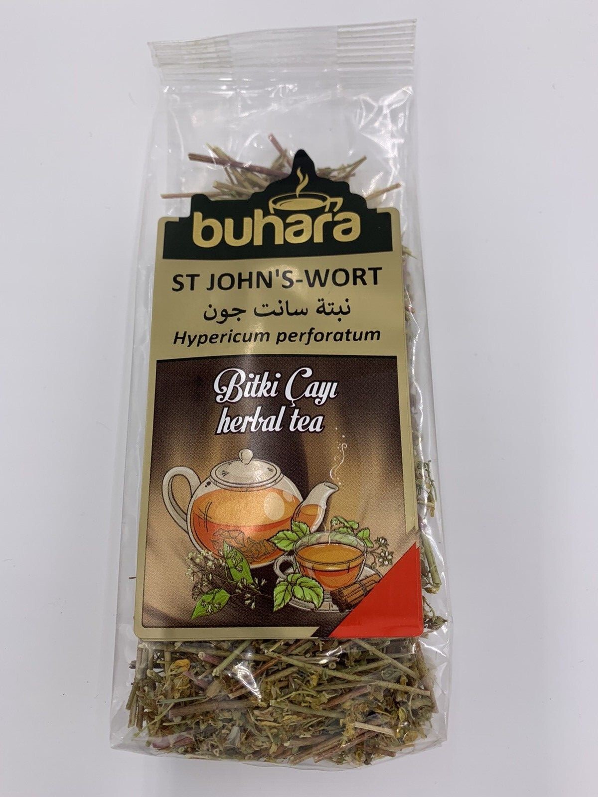 St. John’s Wort Herbal Tea,100 organic, wild harvested flowers from Turkey 