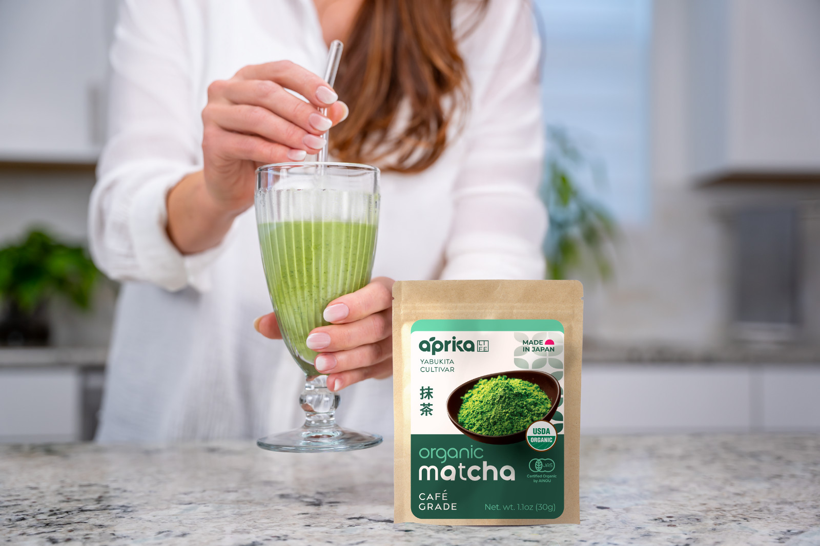 Premium Culinary Grade Organic Japanese Matcha Green Tea Powder Unsweetened, 30g