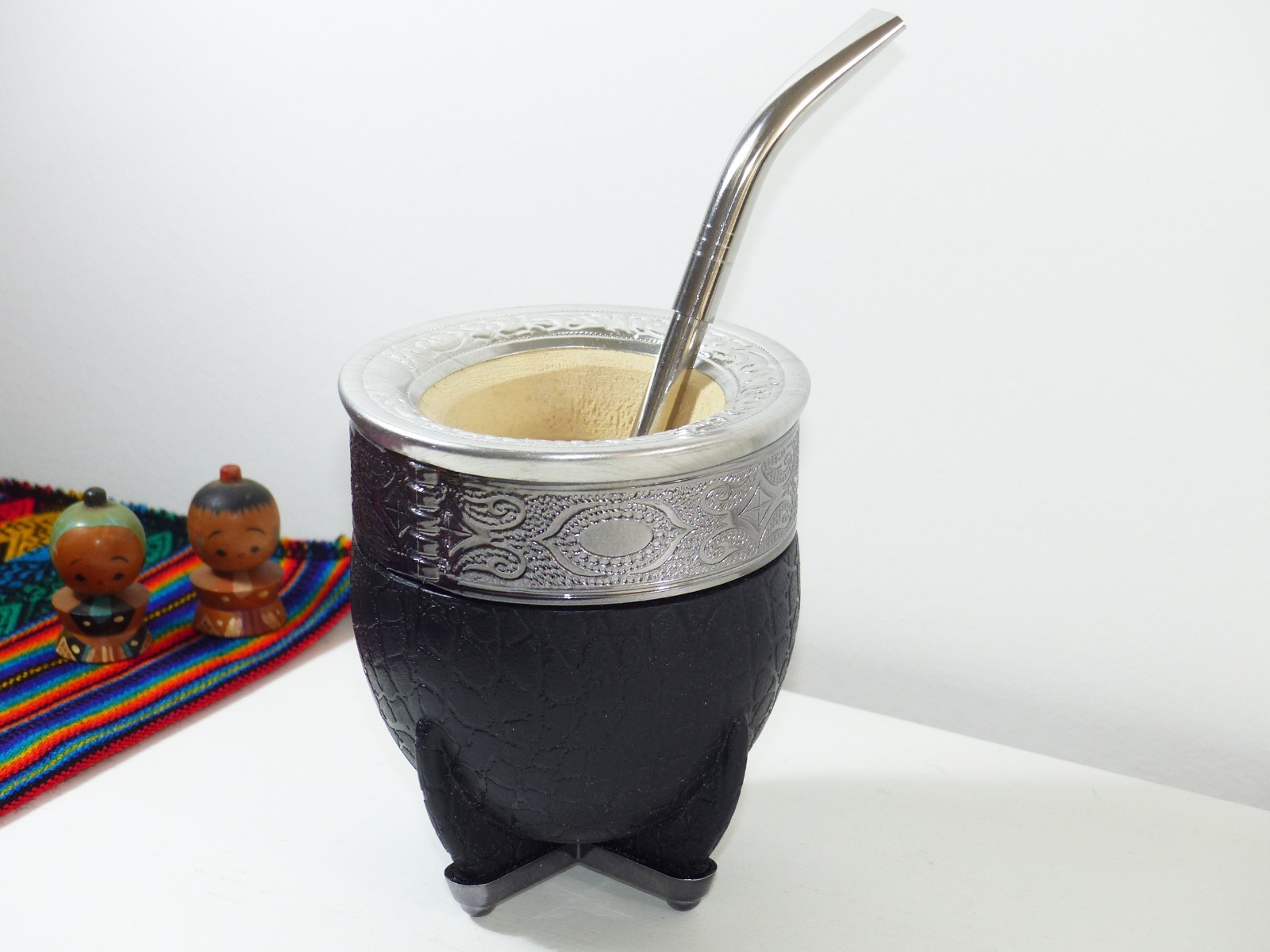 Imperial Mate Gourd + Straw + Gift – For Yerba Mate Tea – Handmade – Argentina