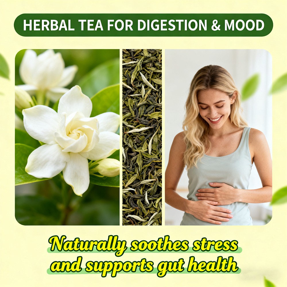 Jasmine Green Tea Digestive Comfort Supports Gut Health Tea 30 Packs 90 G