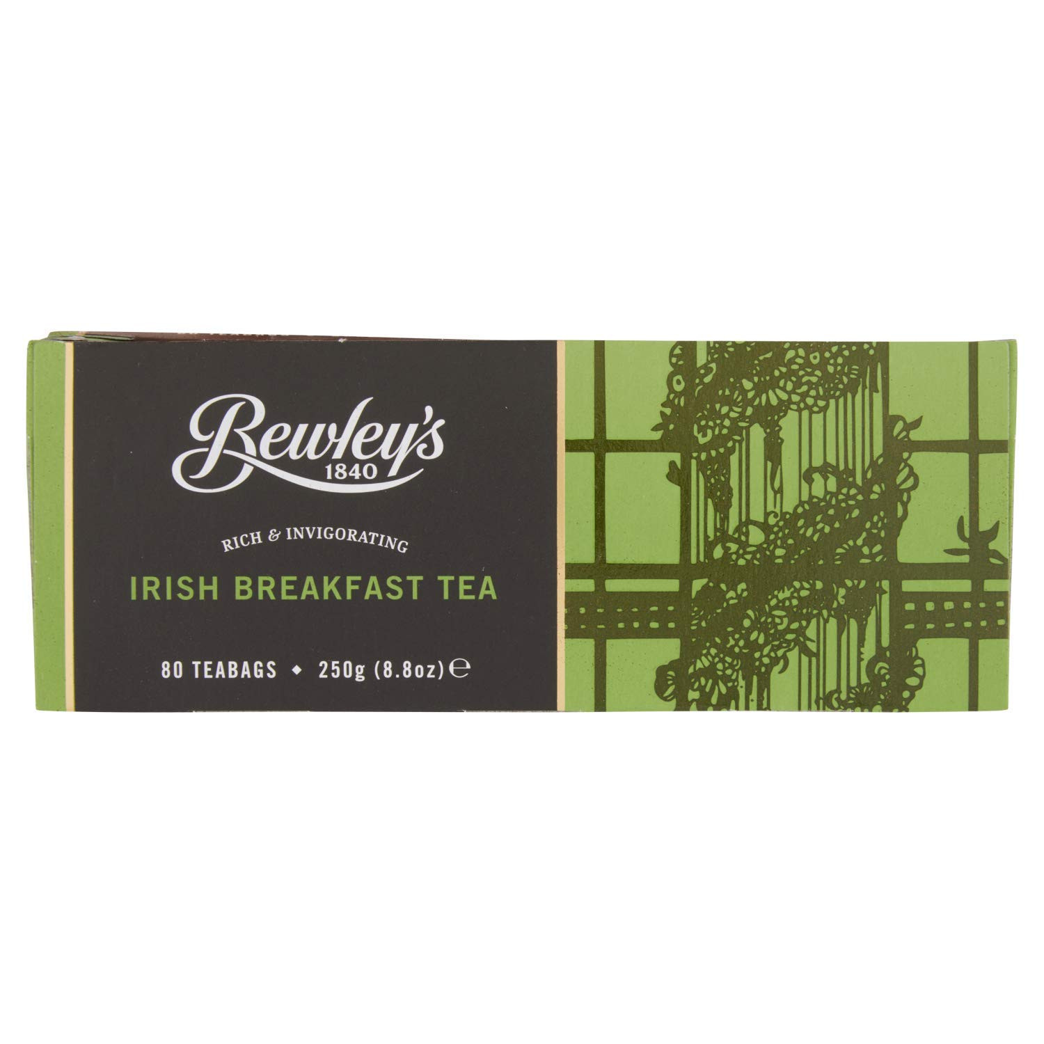 Irish Breakfast Tea – 250g, 80 Premium Tea Bags for a Perfect Brew