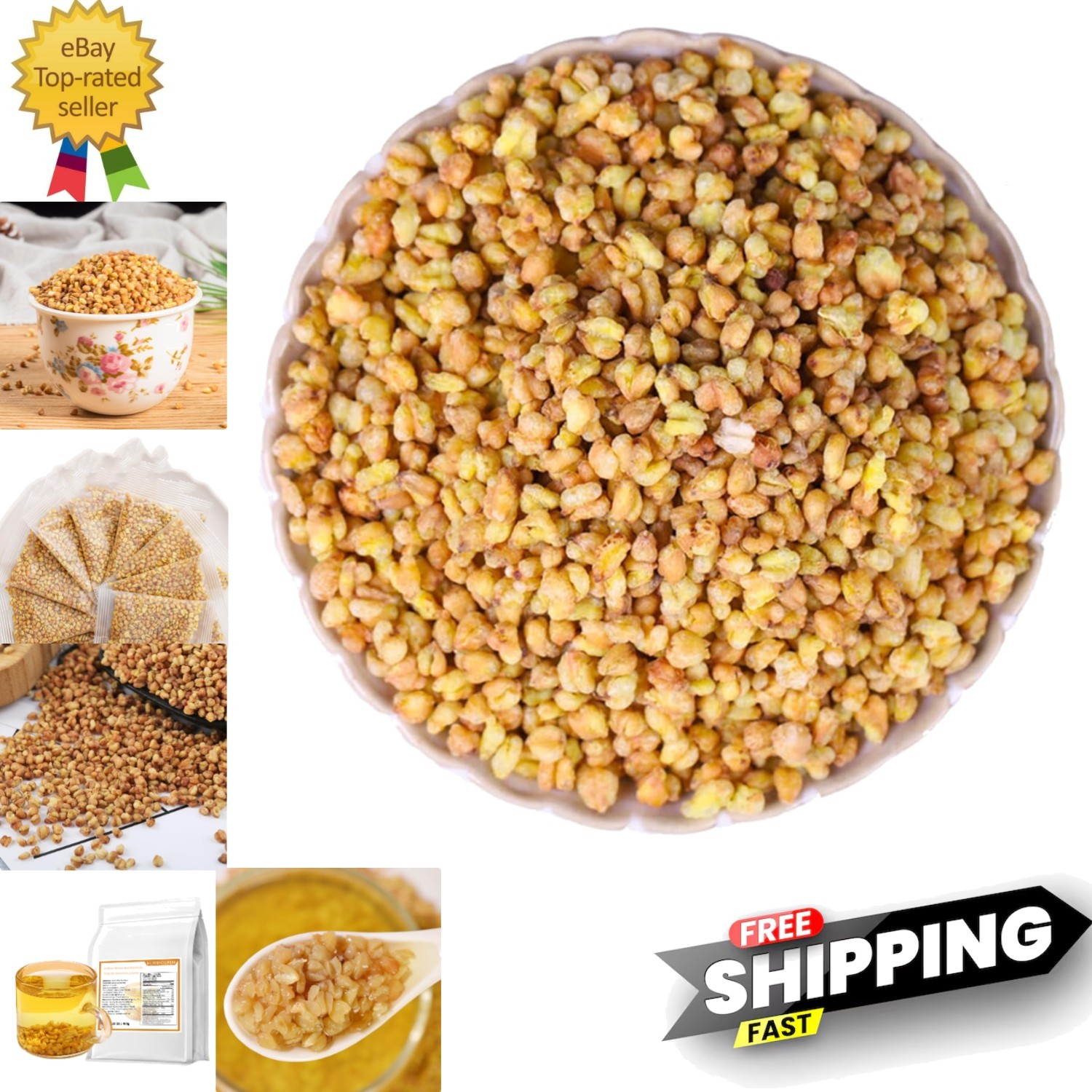 400g Yellow Buckwheat Tea in Individual Bags – Refreshing Herbal Tea Experience