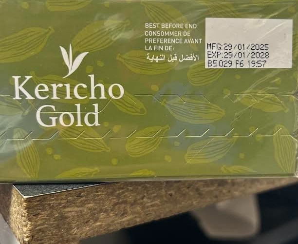 Kericho Gold Premium Black Pure Kenya Tea Bags 100 Individual Tea Bags