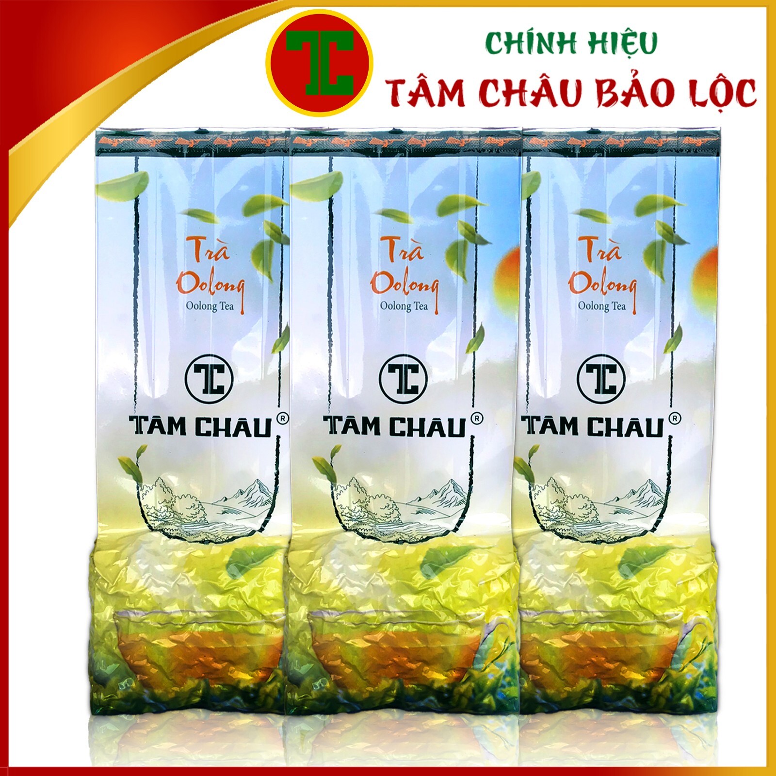 03 Packs*100Gram/Pack – Tea VietNam – Oolong Tam Chau 02