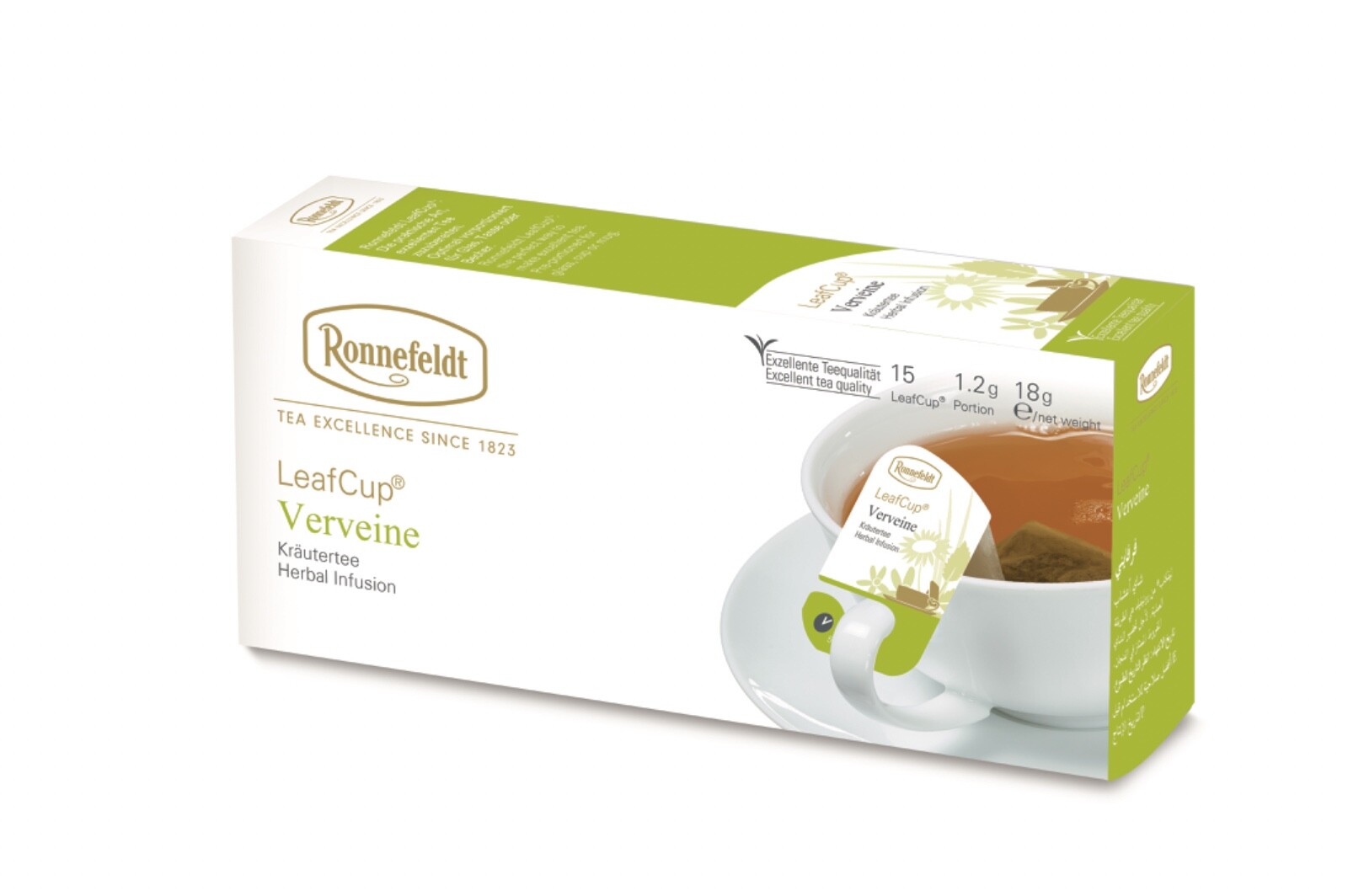 Ronnefeldt Leafcup® Verveine. 15 premium herbal tea bags