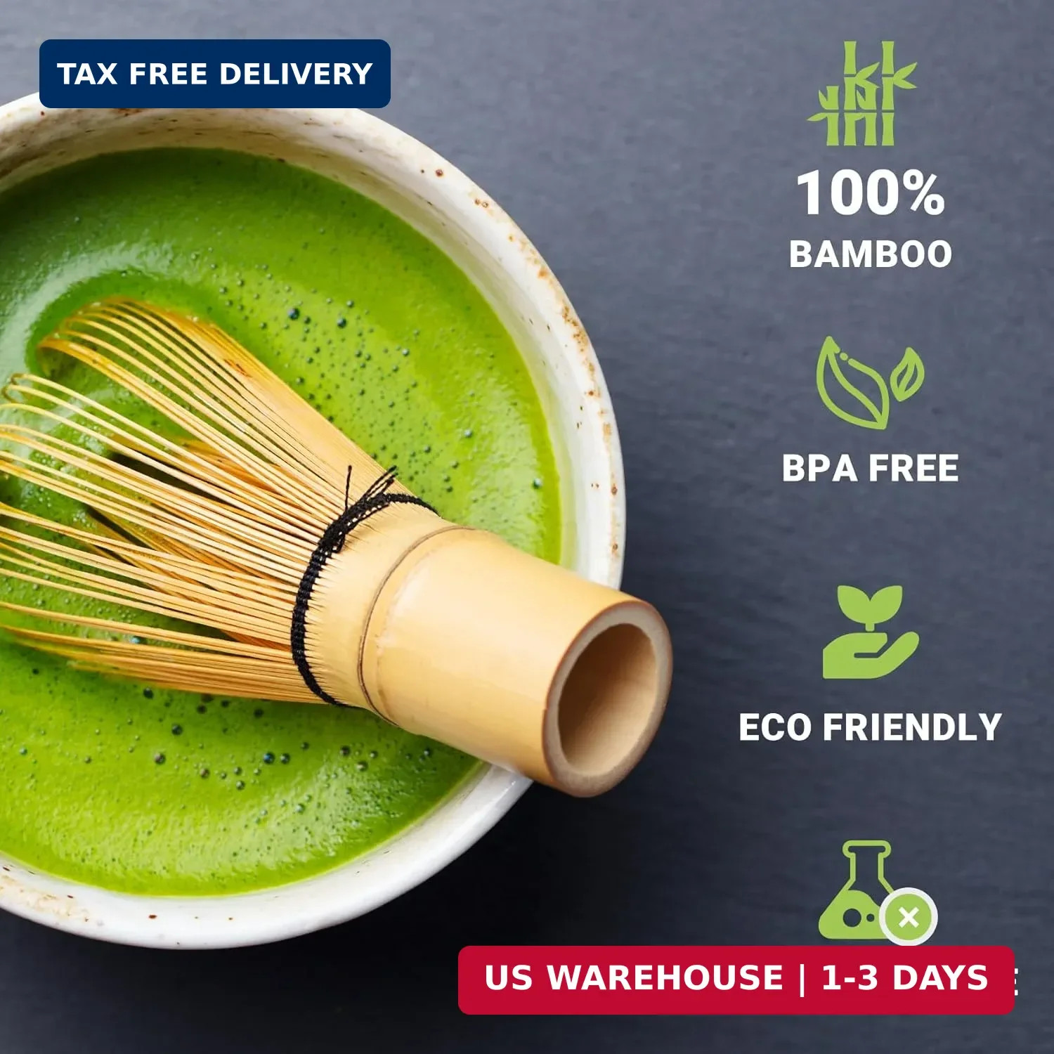 Bamboo Matcha Whisk 80/100/120 Prong, Traditional Japanese Chasen Matcha Stirrer