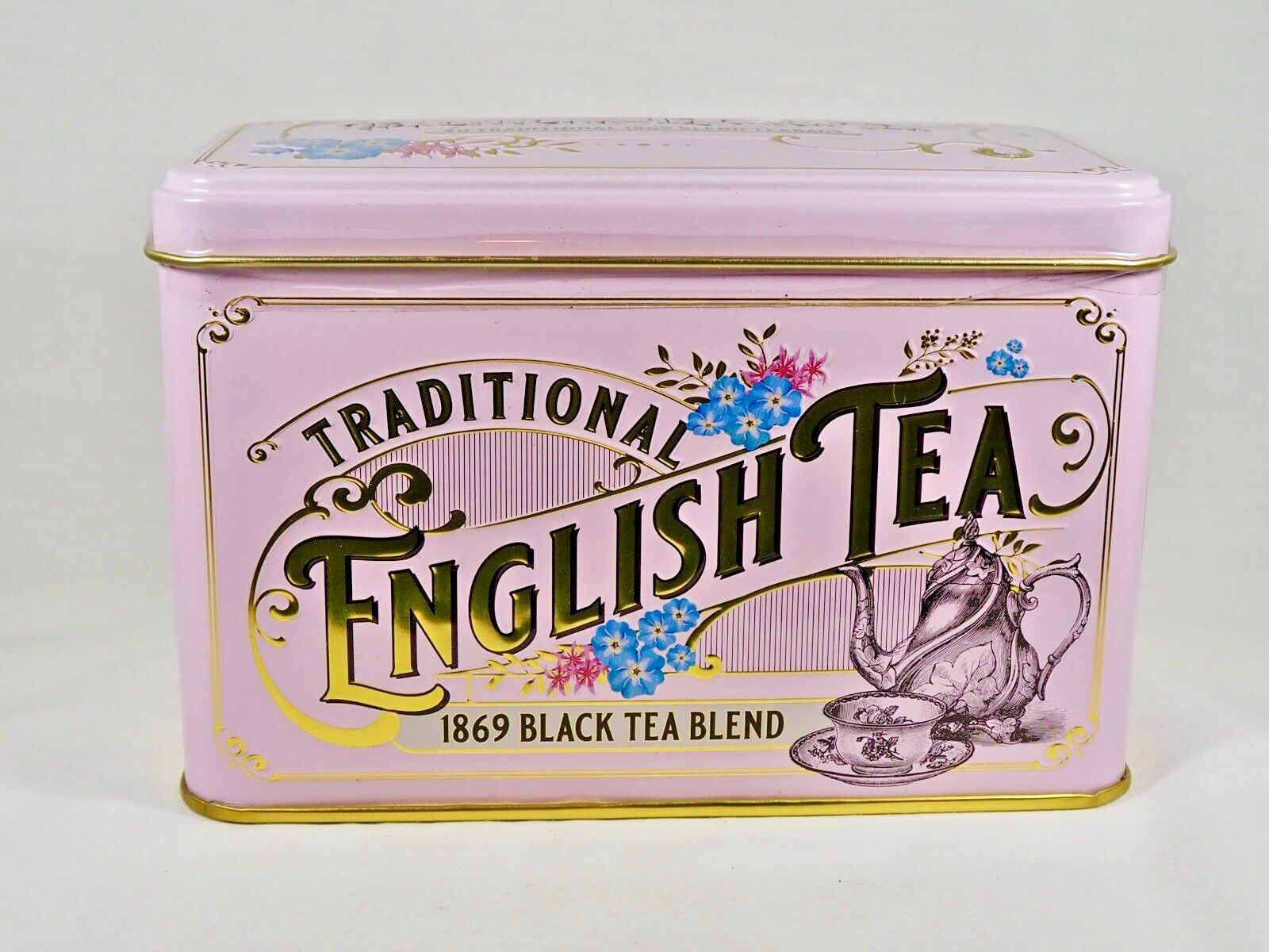5.5″ x 3″ x 3.5″ Traditional English Black Tea Blend Canister